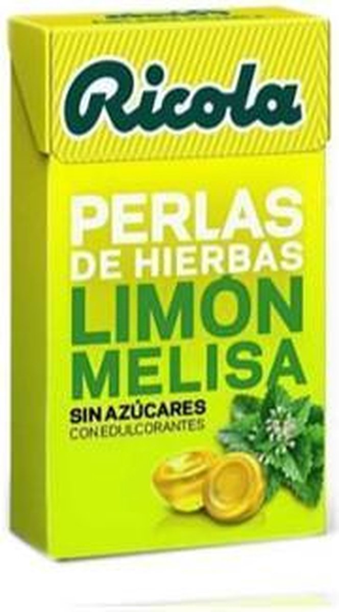 Ricola Perlas De Hierbas Sin Azúcares #limón Melisa 25 G