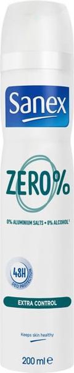 Sanex Zero% Extra Control Vrouwen Spuitbus deodorant 200 ml 1 stuk(s)