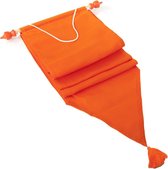 Wimpel oranje met kwast Spun-Poly tbv 20x300cm vlag