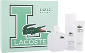 Eau De Lacoste Blanc Gift Set Eau De Toilette (edt) 100 Ml, Shower Gel 50 Ml And Deo Spray 150 Ml 100ml