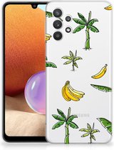 Mobiel Case Samsung Galaxy A32 4G | A32 5G Enterprise Editie GSM Hoesje Banana Tree