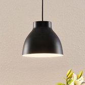 Lindby - hanglamp - 1licht - metaal - H: 20 cm - E27 - mat zwart