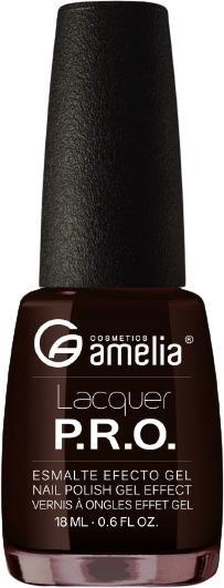 Amelia Cosmetics Nagellak Pro Hot Chocolat Vegan Donkerbruin