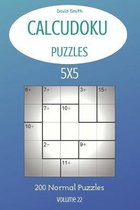 CalcuDoku Puzzles - 200 Normal Puzzles 5x5 vol.22