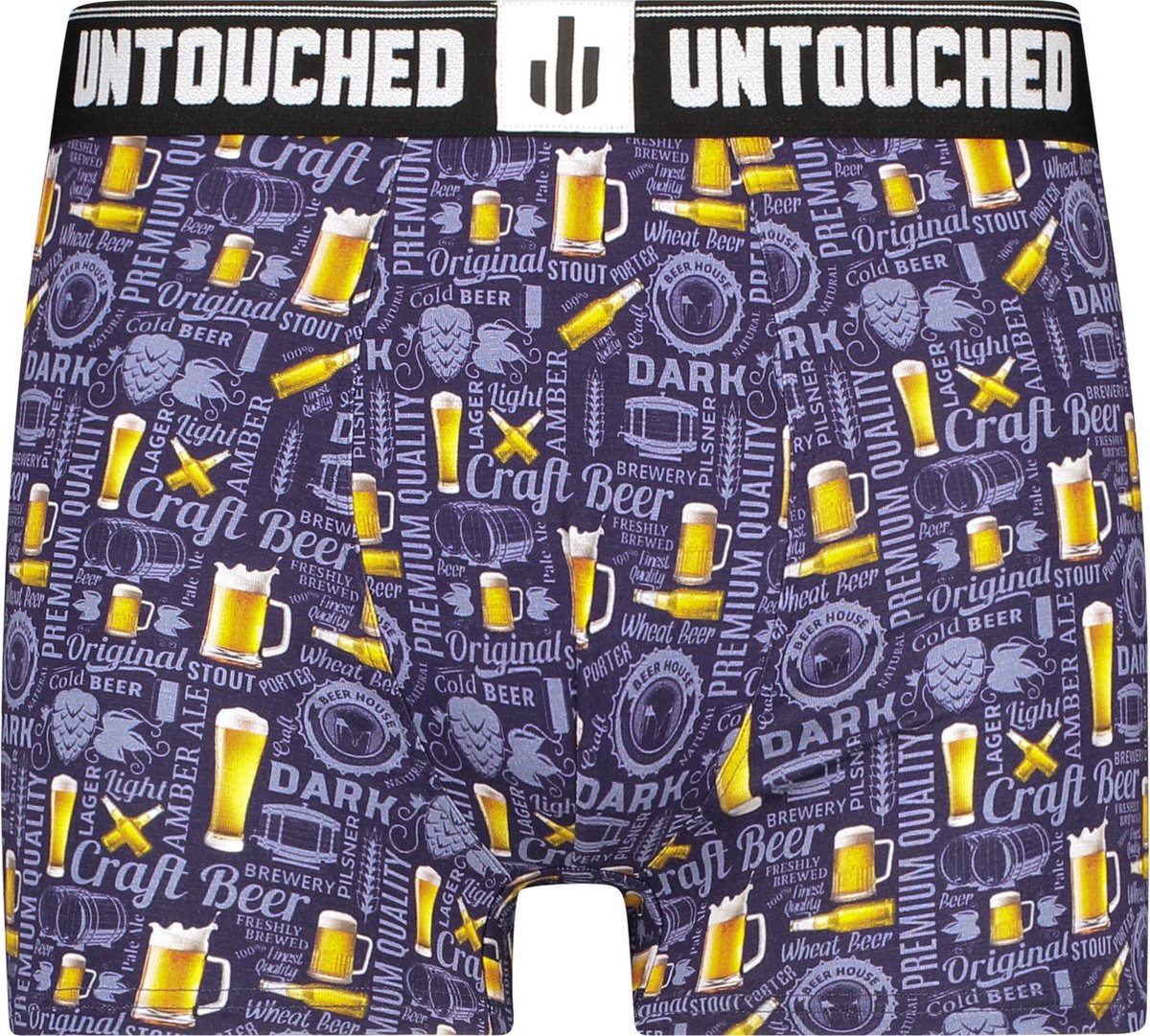 Untouched boxershort heren - heren ondergoed boxershorts - cadeau voor man - duurzaam - Craft Beer S