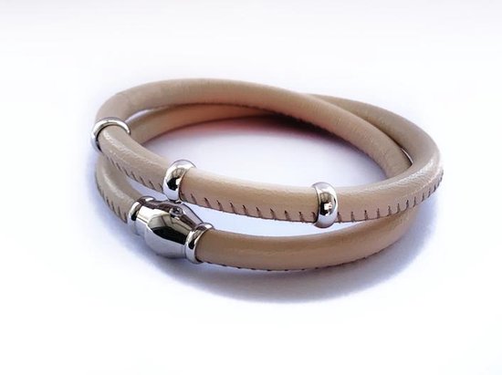 Coolsteelandbeyond Kruis, Gevlochten Lederen Armband, Zwart Leer, Armband met Roestvrijstalen Magneetsluiting, Heren