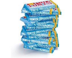 Tony's Chocolonely Chocolade Reep Donkere melk 42% 15 x 180 gram Chocola