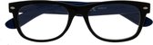 Icon Eyewear NCE013 WF leesbril +5.00 Zwart met navy temples