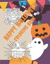 Happy Halloween Coloring Book