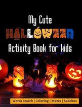 My cute halloween activity book for kids