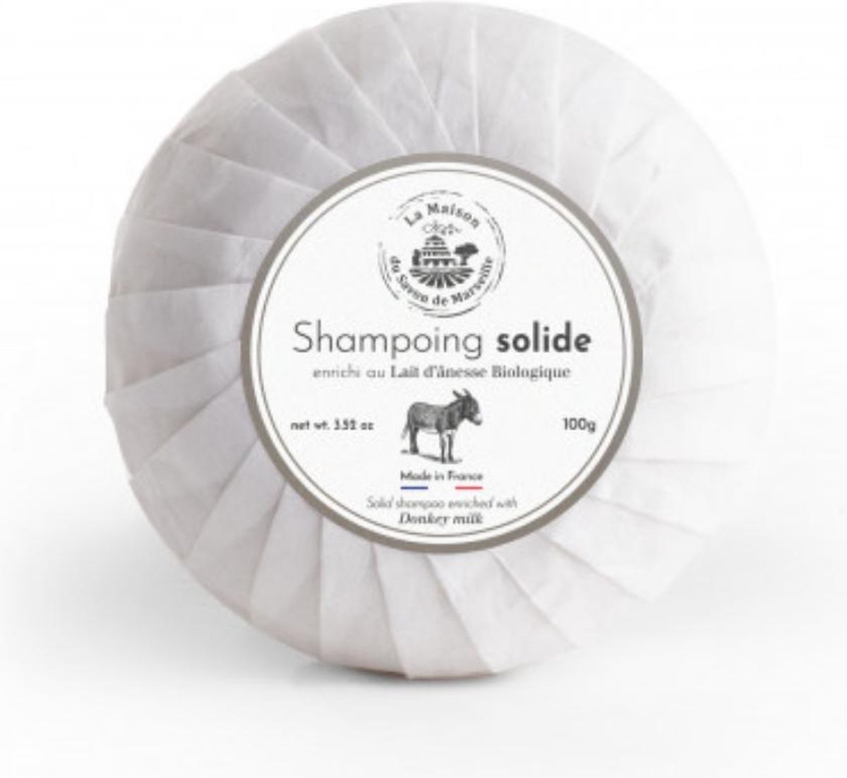 Shampoo Bar - Biologische Ezelinnenmelk - 100gr. - La Maison du Savon de Marseille