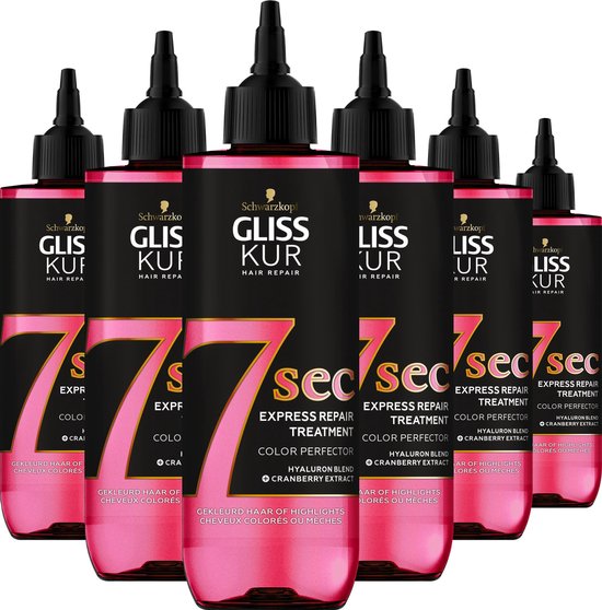 Gliss - Ultimate Repair - 7sec Express Repair Treatment - Haarverzorging - Voordeelverpakking - 6 x 200 ml