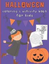 Halloween Coloring and Activity Book for Kids