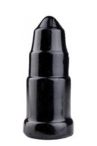 XXLTOYS - Sanjay - Plug - Inbrenglengte 13 X 5 cm - Black - Uniek design Buttplug - Stevige Anaal plug - Made in Europe
