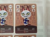 Amiibo animal crossing new horizons origineel Eu Olivia 143 kaart