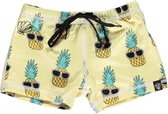 Beach & Bandits UV zwemshort Kinderen Punky Pineapple - Geel - Maat 92/98