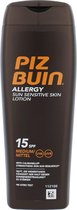 Piz Buin Allergy Sun Sensitive Skin Lotion Preparat Do Opalania Cia?a Spf15 200ml (u)