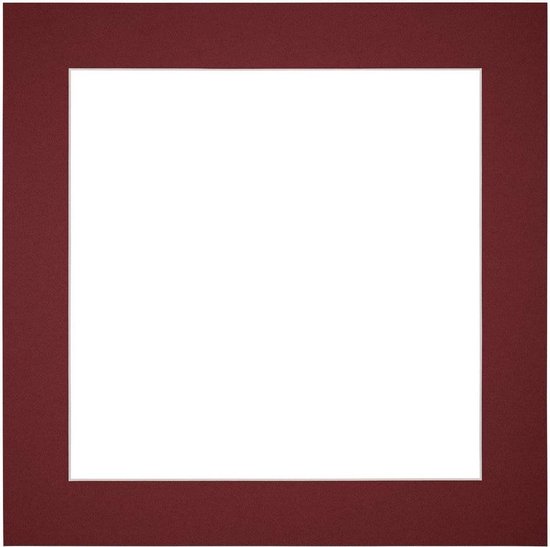 Votre Déco Passe-Partout - Format cadre 35x35cm - Format photo 25x25 cm - Bordeaux