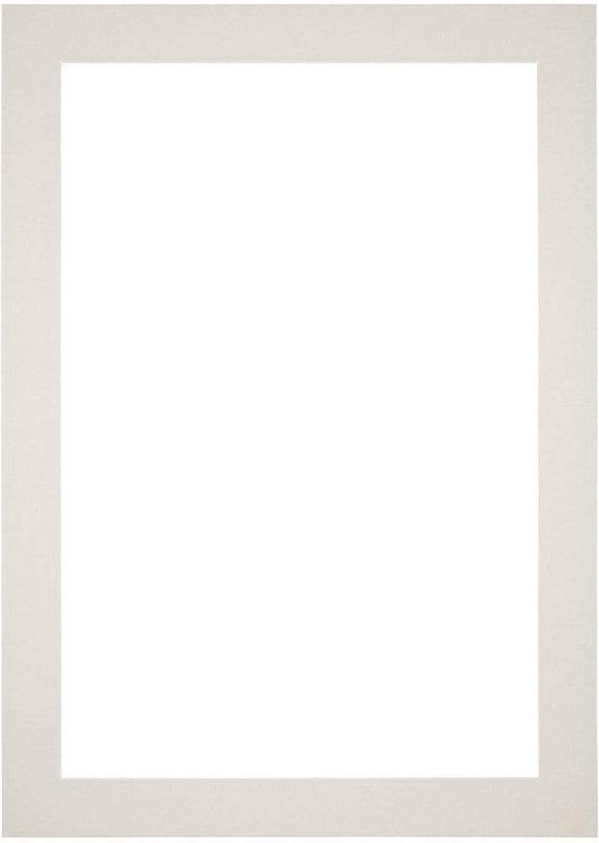 Votre Déco Passe-Partout - Format cadre 50x70cm - Format photo 40x60 cm - Gris clair