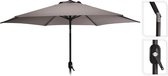 Ambiance - Deluxe parasol - Ø270cm - Taupe - Met draaimechanisme
