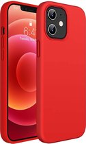 Apple iPhone 12/12 Pro Siliconen Hoesje Rood