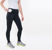 Flipbelt Legging Zwart - Hardloop Legging voor Telefoon - Sportlegging dames - Sportbroek dames - Sportkleding dames - XL