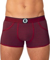 Bolas Boxershort Short Basics Stripe Rood - Heren