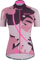 Santini Fietsshirt Korte mouwen Paars Dames - Giada Maui S/S Jersey For Women Vigneto Purple - S