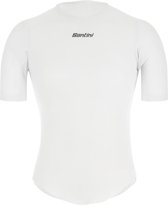 Santini Ondershirt korte mouwen Wit Heren - Delta Cooling Base Layer T-Shirt White - XL/XXL