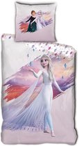 Disney Frozen Dekbedovertrek Elsa - Eenpersoons - 140 x 200 cm - 100% katoen- kussen 65x65