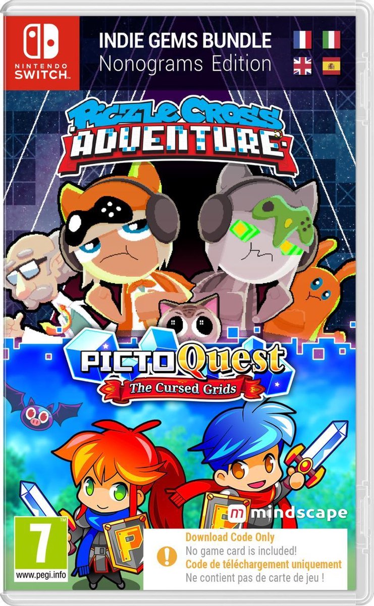 Piczle Cross Adventure + PictoQuest: Puzzle Bundle - Switch (Code in a Box)