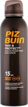 Bruinende Spray Tan & Protect Medium Piz Buin Spf 15 (150 ml)