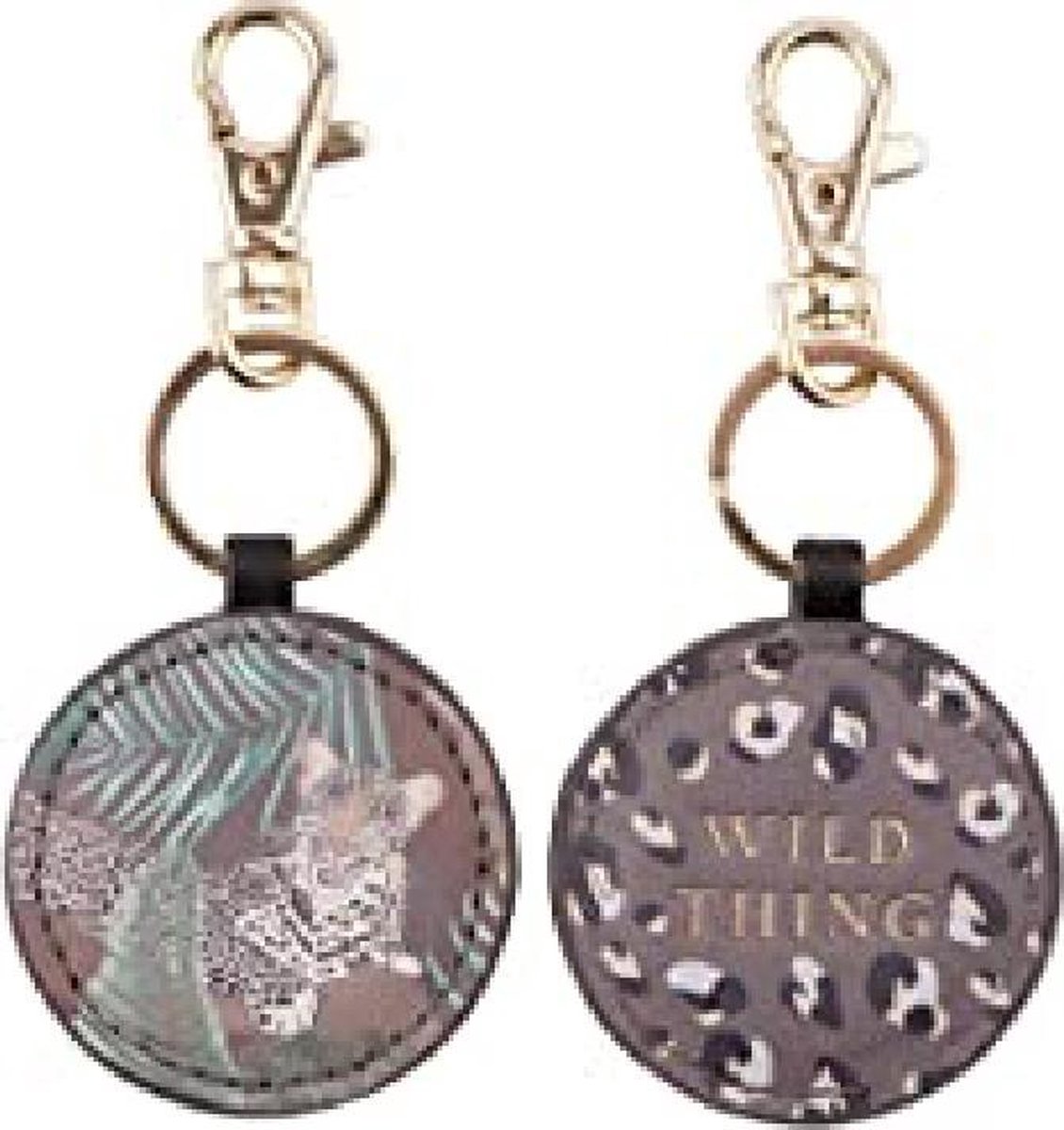 CGB Ladies Jungle Themed Elephant and Slogan Keyring | Design Reads 'Explore, Dream, Discover' From CGB Giftware's Range 'Jungle'