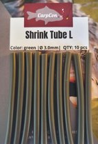 Shrink Tube 'Large' - 3.0mm - Green - 10 stuks - Krimpkous
