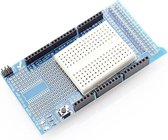 Prototype shield met mini breadboard voor Arduino Mega 2560