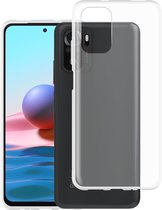 Xiaomi Redmi Note 10 4G hoesje - Soft TPU case - transparant