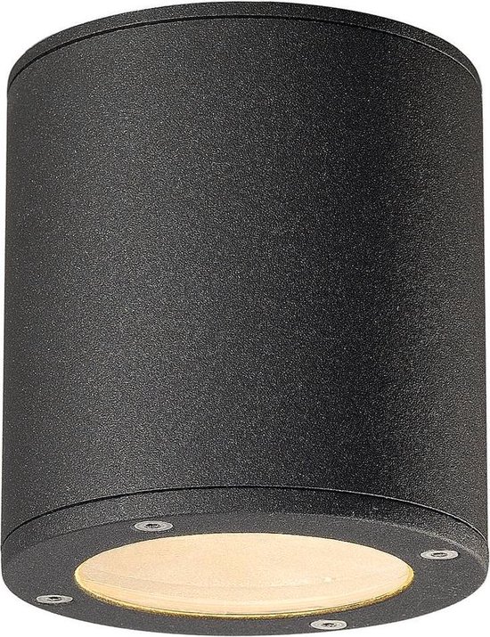 Wand Buitenlamp Cilinder Down GX53 - Antraciet - Enkele lichtbundel