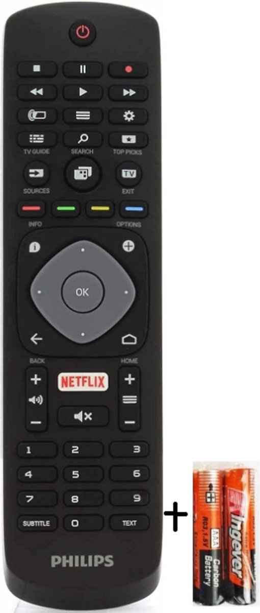 Originele Philips afstandsbediening 996596001555 - Netflix & Ambilight  toets | bol.com