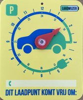 Laadwijzer - Parkeerschijf | Parkeerkaart - Elektrisch - Elektrische Rijder - Auto Gadget -  Sociaal laden