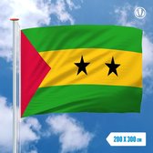 Vlag Sao Tomé en Principe 200x300cm