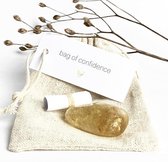 Bag of Confidence - Citrine (luck, confidence, success, creativity, gemstone, crystal, tumbled, christmas, present)