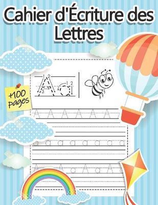 Cahier d'Écriture des Lettres - cover