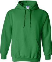 Gildan Zware Blend Volwassen Unisex Hooded Sweatshirt / Hoodie (Iers Groen)