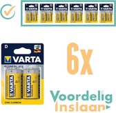 Varta - D Batterijen - Varta Superlife D Batterijen - 6 pakjes - totaal 12 batterijen