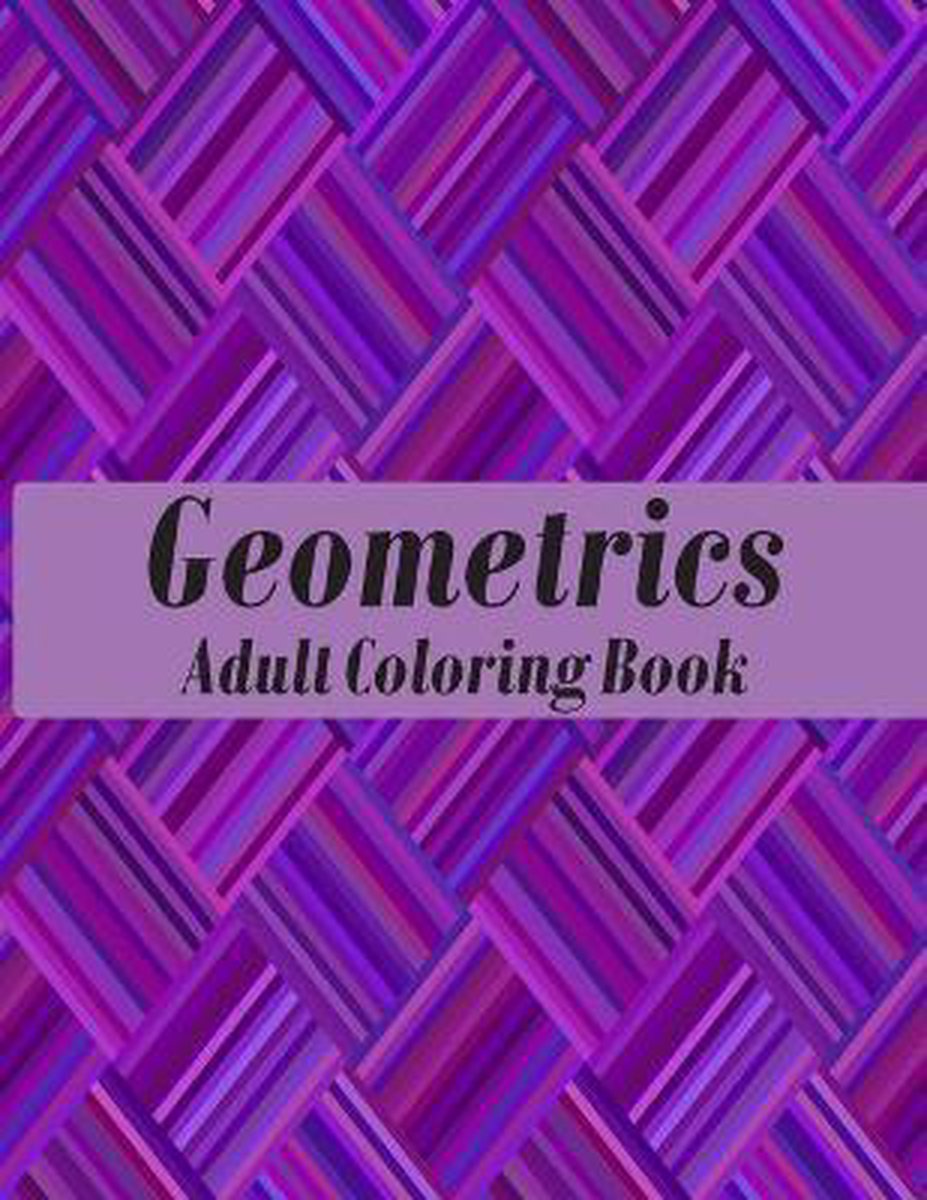 Geometrics Adult Coloring Book van Easy Print House
