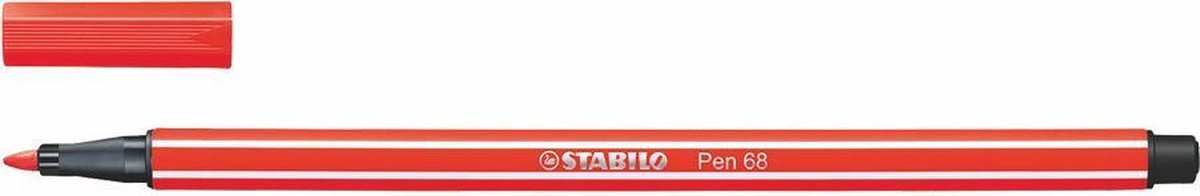 STABILO Pen 68 - Premium Viltstift - Neon Rood - per stuk