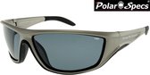 Polar Specs® Polariserende Zonnebril Vortex Sport PS9052 – Silver – Polarized Black – Medium – Unisex