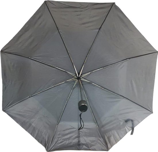 BS - Grijze Opvouwbare paraplu - Inklapbare paraplu - Mini Paraplu | bol.com