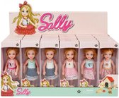Sally | pop met lang haar | 14 cm groot | setje van 2 | speelgoed