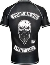PRiDEorDiE Fight CLUB Rash Guard S/S Compression Shirts Kies uw maat: XXL
